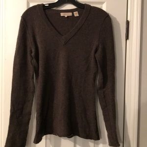 Lt Brown Cashmere Sweater